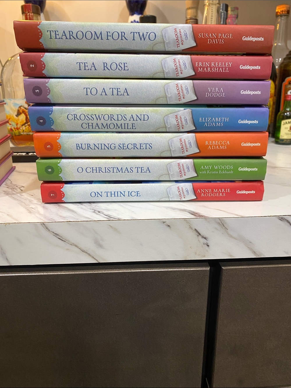 Books  tea room mysteries set of seven